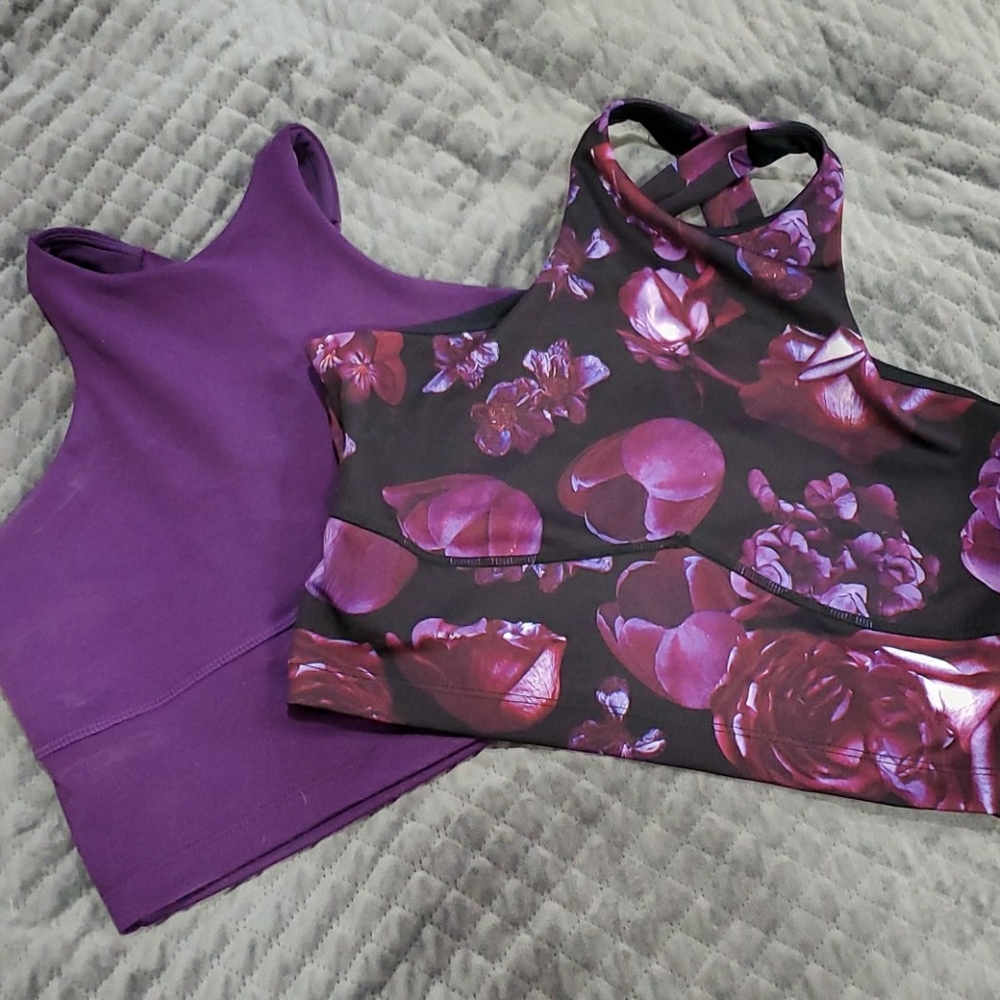 Set of 2 Popflex high neck bras